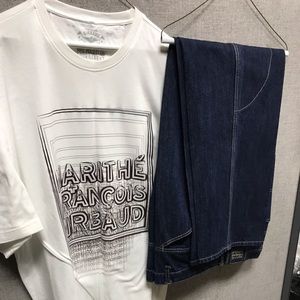 Marithe Francois Girbaud Jeans and tee